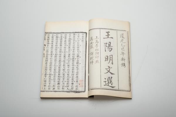 《王阳明先生文选》七卷,王阳明,王守仁,阳明文化