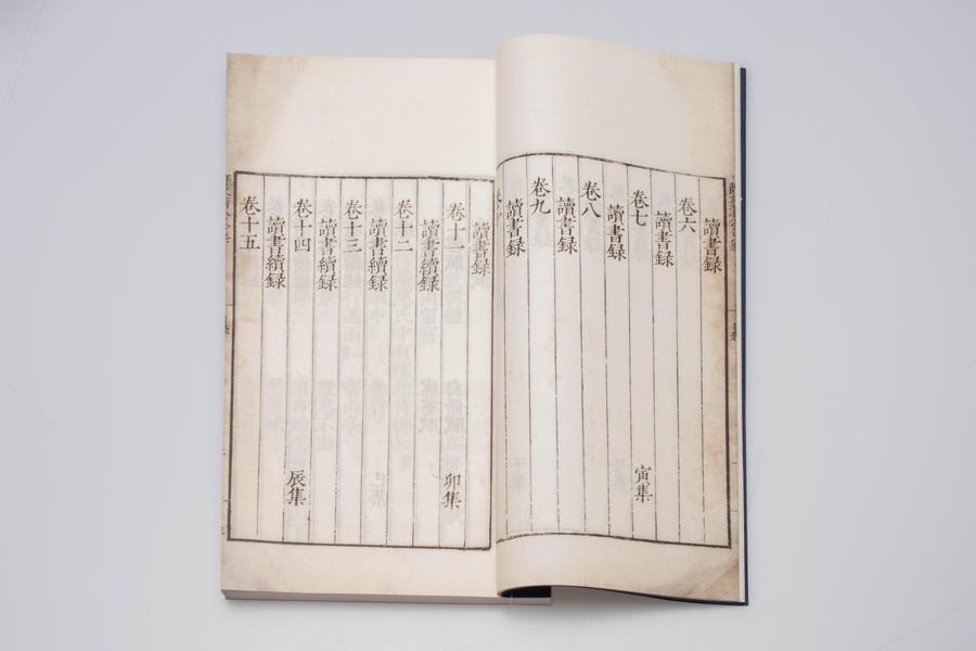 《薛文清公全集》四十卷 第一册 目录(四),王阳明,王守仁,阳明文化