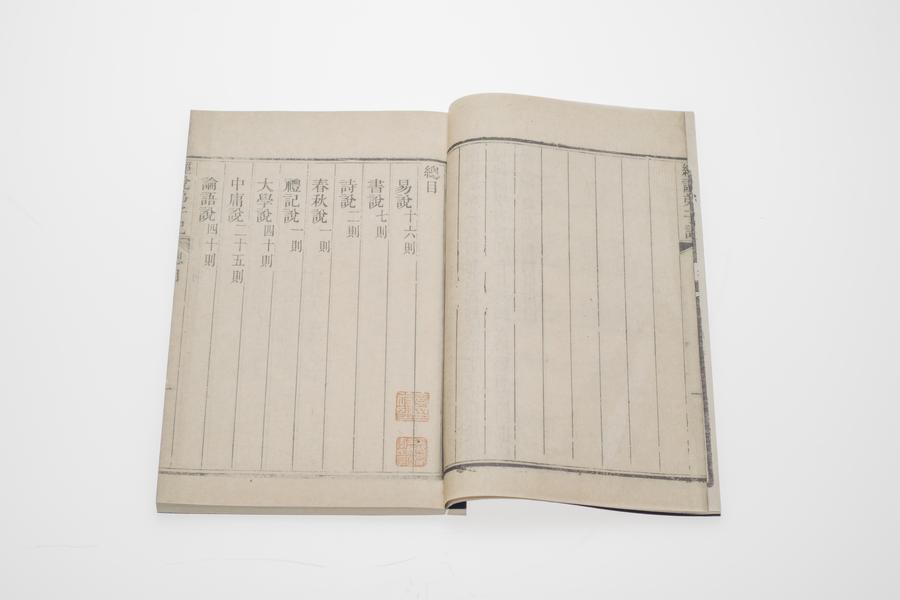 《王阳明先生经说弟子记》四卷 总目录 (二),王阳明,王守仁,阳明文化