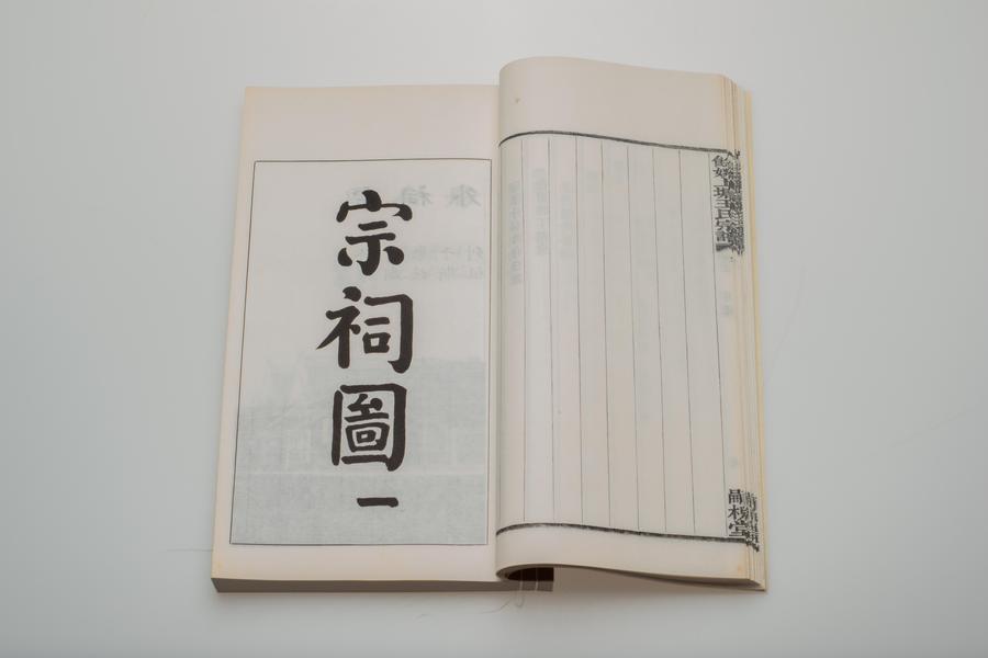 《余姚上塘王氏宗谱》十四卷《首》一卷《末》一卷 第一册 重要内容一 宗祠图 (二),王阳明,王守仁,阳明文化