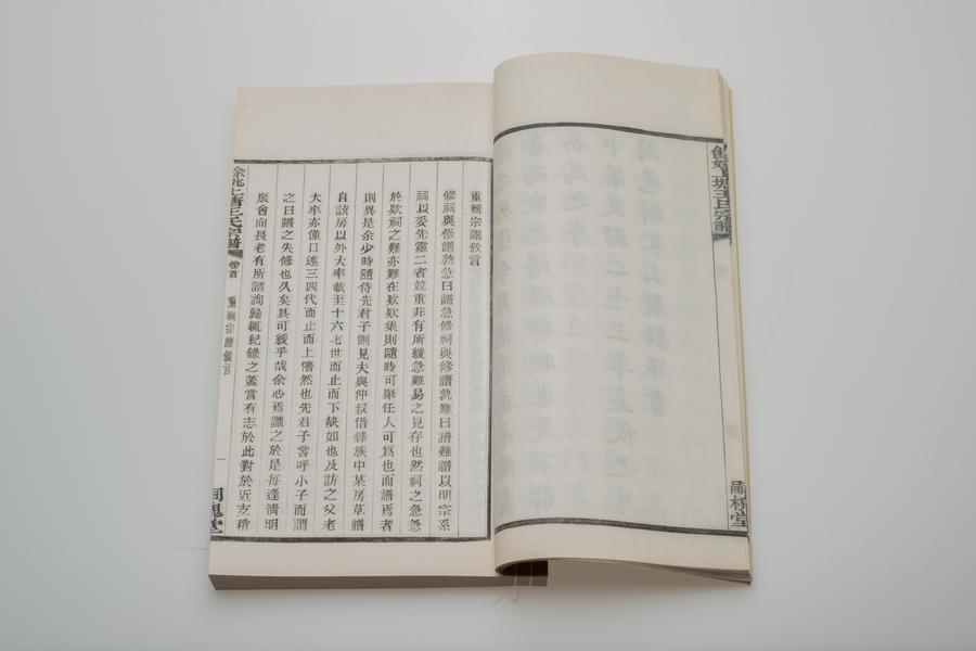 《余姚上塘王氏宗谱》十四卷《首》一卷《末》一卷 第一册 叙言 (二),王阳明,王守仁,阳明文化