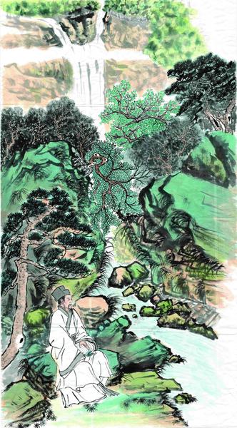《寄情山水，临溪问道》,王阳明,王守仁,阳明文化